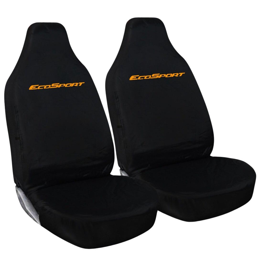 Universal Black Car seat Covers - EcoSport Edition (Premium Full Set)