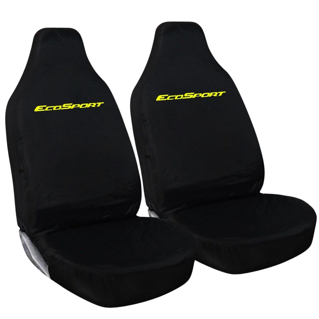 Universal Black Car seat Covers - EcoSport Edition (Premium Full Set)