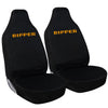 Bipper Car Seat Covers ( 1+1 ) | Bold Orange Edition