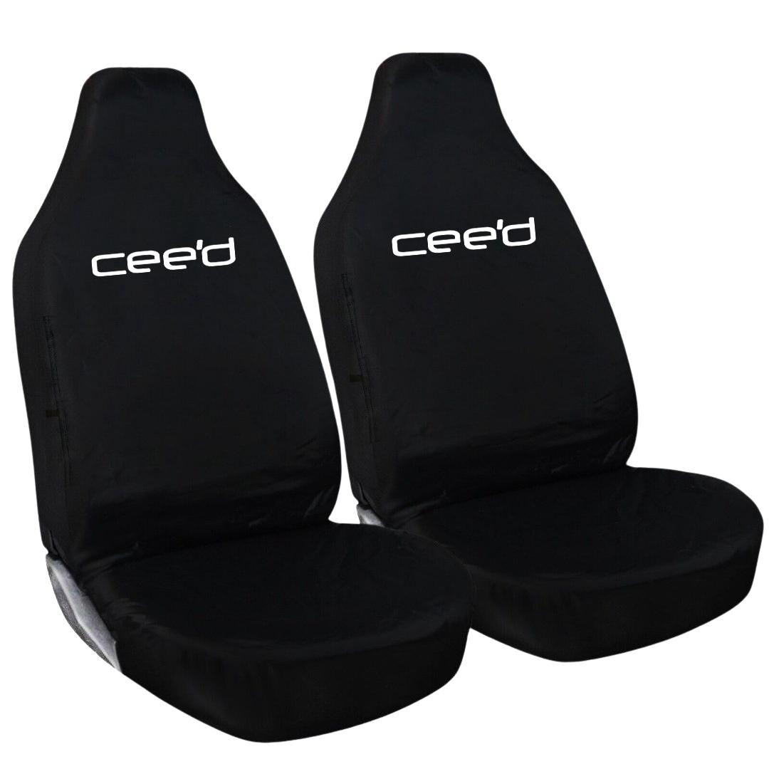Universal Black Car seat Covers - Ceed Edition (Premium Full Set)