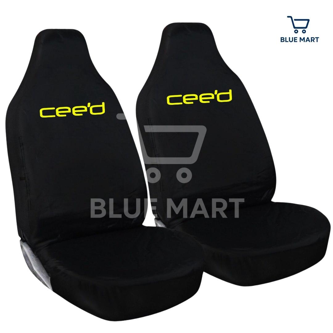 Universal Black Car seat Covers - Ceed Edition (Premium Full Set)