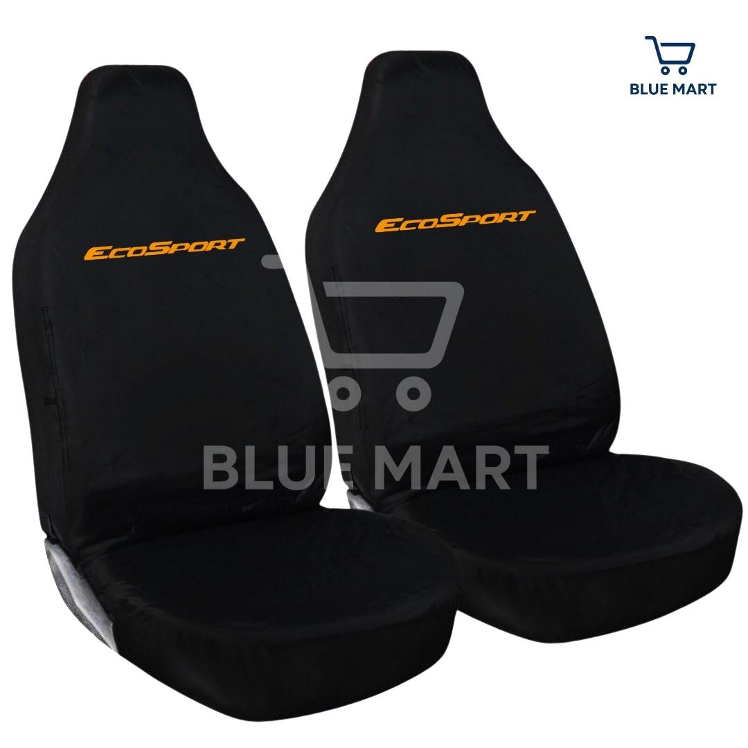 Universal Black Car seat Covers - EcoSport Edition (Premium Full Set)