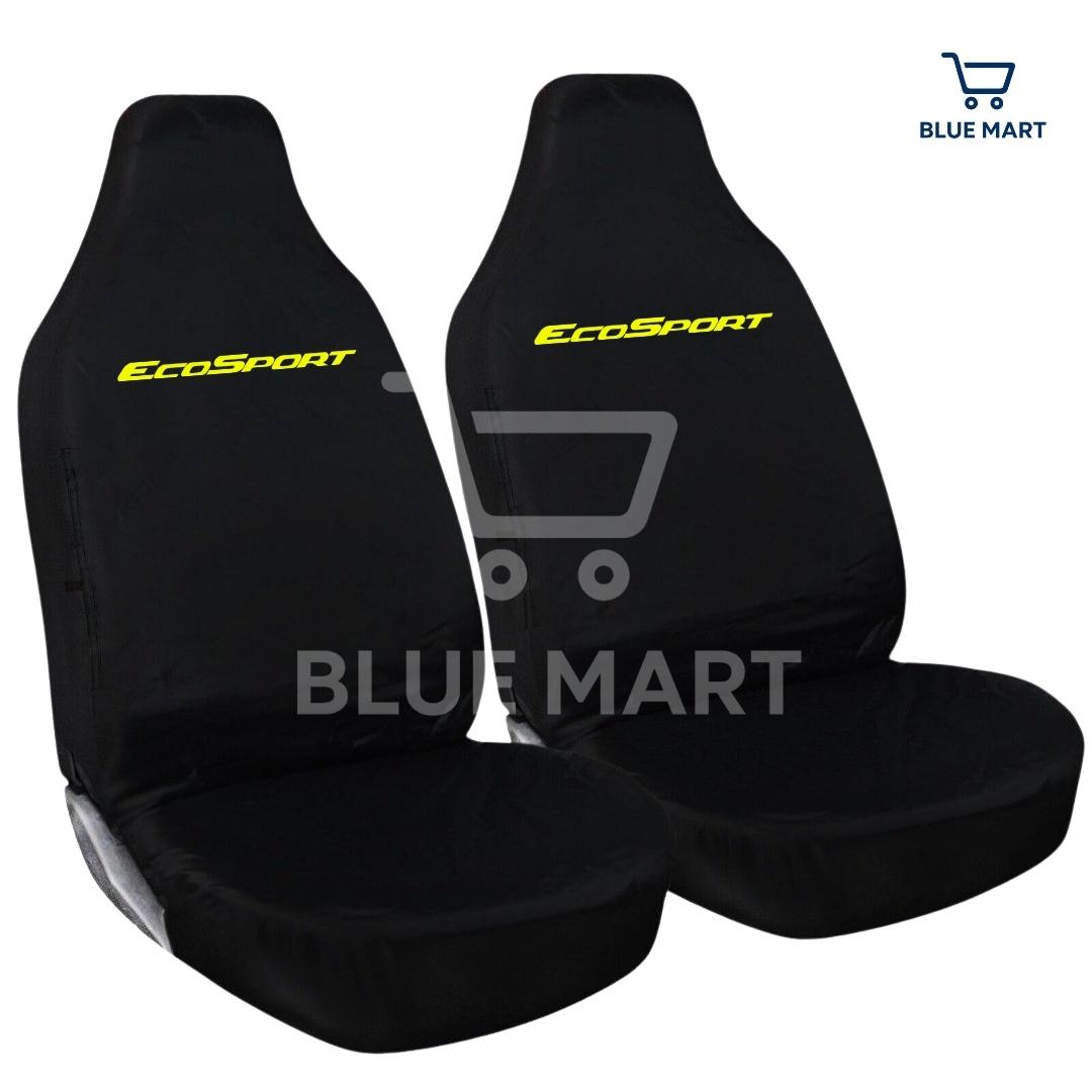 Universal Black Car seat Covers - EcoSport Edition (Premium Full Set)